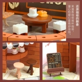 Конструктор дома, детская игрушка с глиняной черепицей, «сделай сам», подарок на день рождения