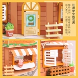 Конструктор дома, детская игрушка с глиняной черепицей, «сделай сам», подарок на день рождения