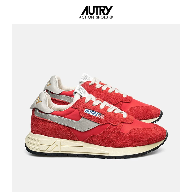 AUTRY REELWIND running shoes Jessica Park Chae Young's same suede jogging sneakers for men and women