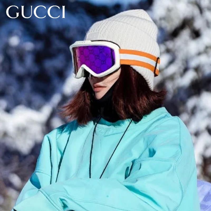 Gucci Gucci Snow Goggles for Women, Celebrity Style, Limited Edition Gg1210S, Anti-Uv, Anti-Fog, Winter Ski Goggles for Men Gucci Gucci Snow Goggles for Women, Celebrity Style, Limited Edition Gg1210S, Anti-Uv, Anti-Fog, Winter Ski Goggles for Men