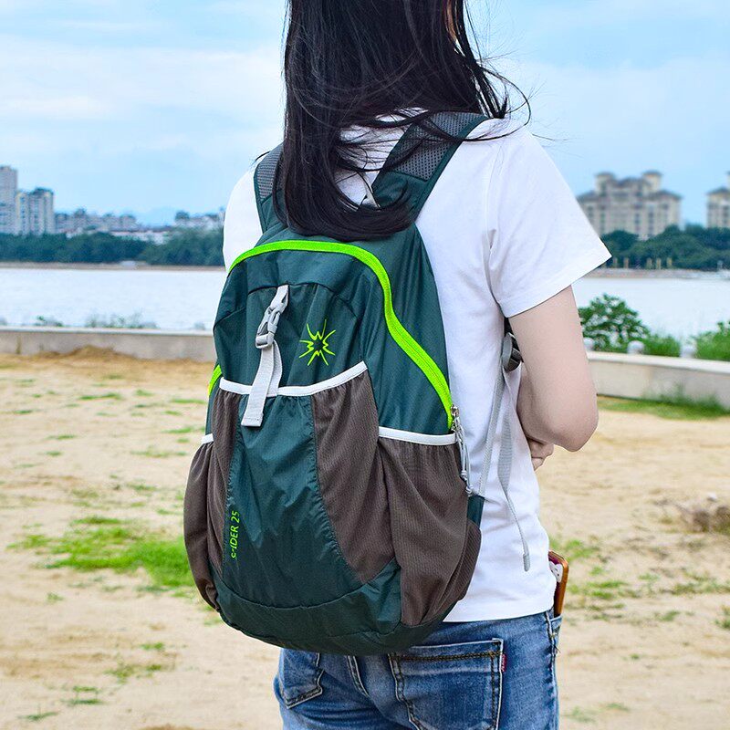German Precision Ultra-Light Skin Bag For Women, Lightweight Foldable Backpack, Portable Sports Bag, Thin Travel And Hiking Backpack - Thumbnail 3