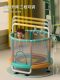 Bovarro Trampoline for Home Use, Kidsren's Safety Trampoline, Small Family Trampoline with Protective Net, Bouncing Toy