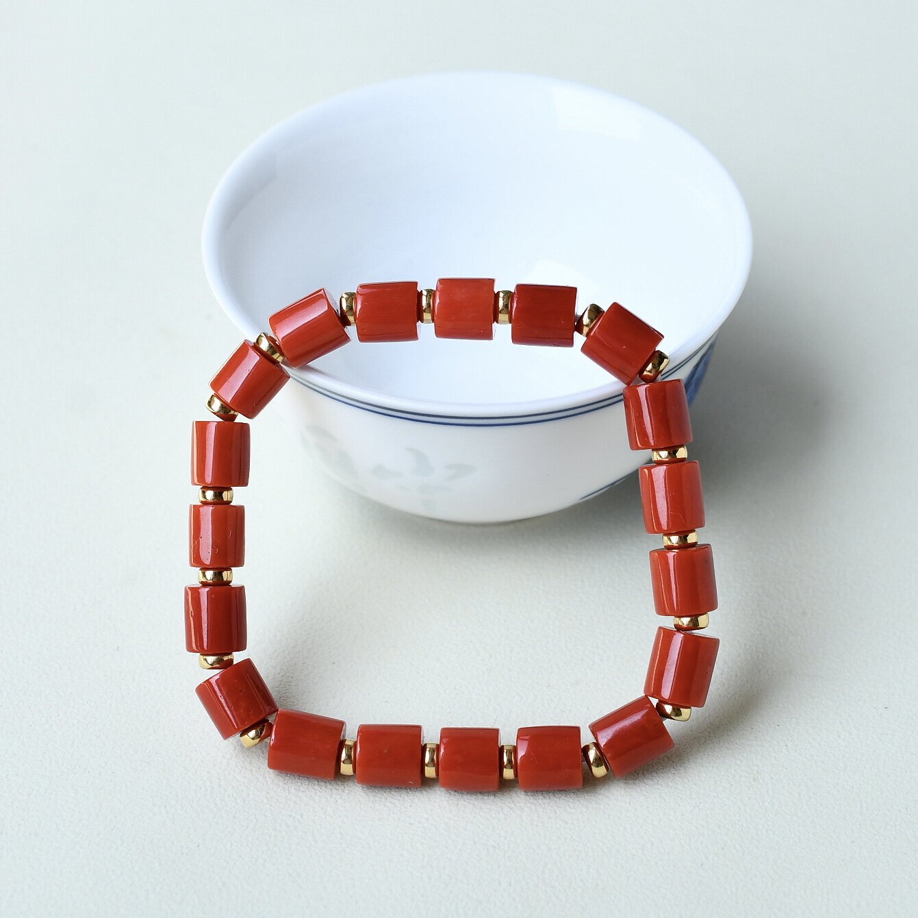 d1y96-d◇◇斑斕本赤珊瑚項鍊ネックレス 銀金具◇◇