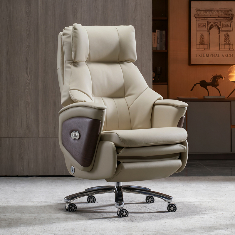 Electric Executive Chair with Massage, Ventilation, Heating, Reclining, Nap Function, Office Business Chair, Long Sitting, Leather Computer Chair Electric Executive Chair with Massage, Ventilation, Heating, Reclining, Nap Function, Office Business Chair, Long Sitting, Leather Computer Chair