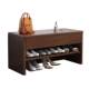 Solid wood shoe replacement stool household door shoe rack seat stool integrated storage belt drawer simple shoe stool seatable shoe cabinet