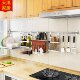 Kitchen wall-mounted stainless steel with drain bowl rack Foldable storage rack hanging parts chopstick knife board seasoning rack