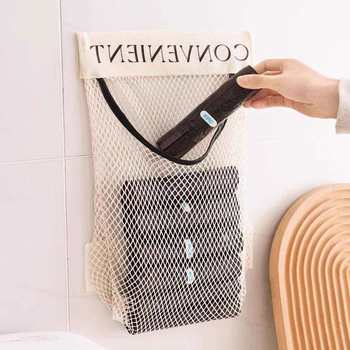 Simple kitchen garbage storage storage bag energy bag multipurpose net bag household garbage bag hanging debris garbage bag wall