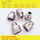 Inner wire M22X1.5-Outer wire NPT1/2 Stainless steel Threaded adapter Dimension Thickened High pressure