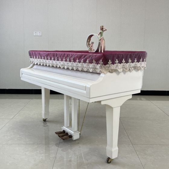Qiyan Velvet Pastoral Grand Piano Cover 간단한 현대 피아노 커버 먼지 커버 유럽 삼각형 커버