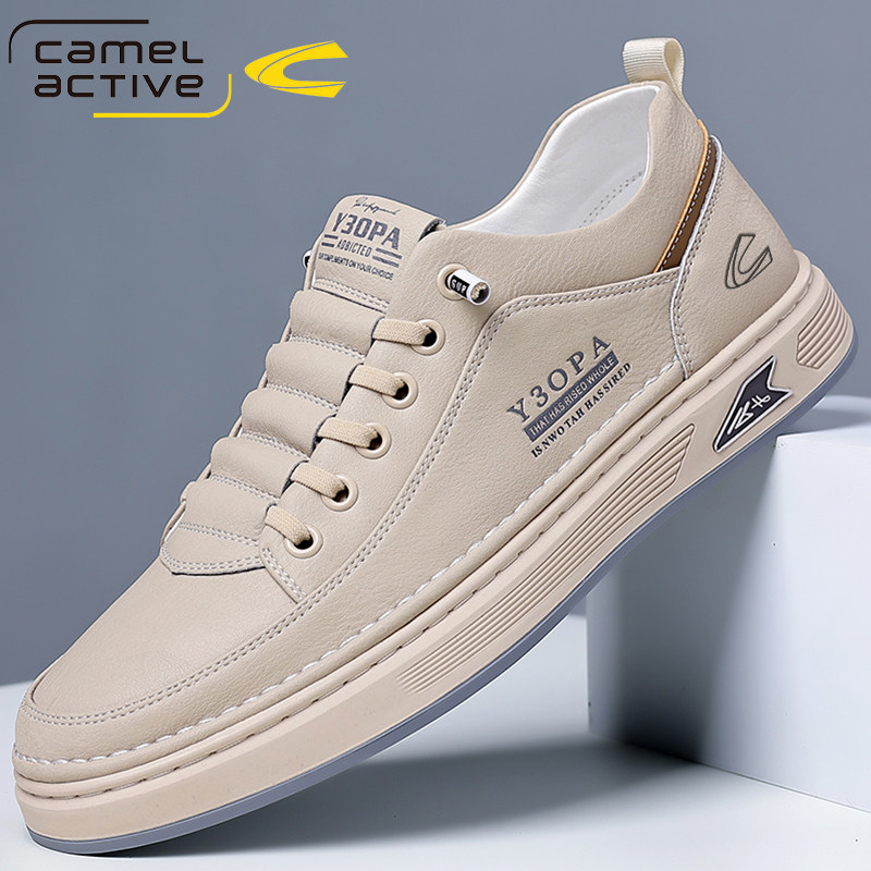 Немецкая мужская обувь camel dynamic; коллекция 2025 года; летняя новая кожаная дышащая спортивная обувь на мягкой подошве; повседневная мужская обувь Изображение 1