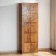 Kitchen storage rack dining side cabinet solid wood living room storage tea cabinet simple bowl cabinet Nanzhu multi-layer floor-standing storage cabinet
