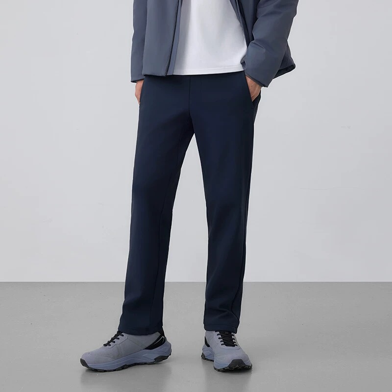 [Fleece-Lined] Comfortable Pants Rapido New Autumn and Winter Couple's Warm Anti-Static Sports Long Pants