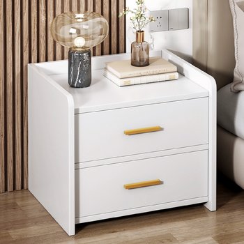 Bedside table simple modern small 2024 new light luxury bedroom simple storage cabinet rental store rack