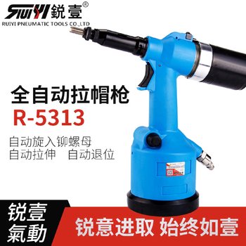 Ruiyi pneumatic fully automatic cap pulling gun rivet nut pulling gun mother pulling gun rivet gun nut riveting 3 to 12mm tool