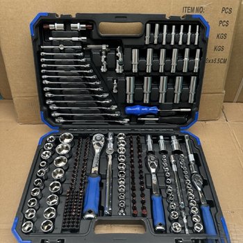 216-piece car repair tool set auto repair car sleeve wrench set ratchet quick wrench combination