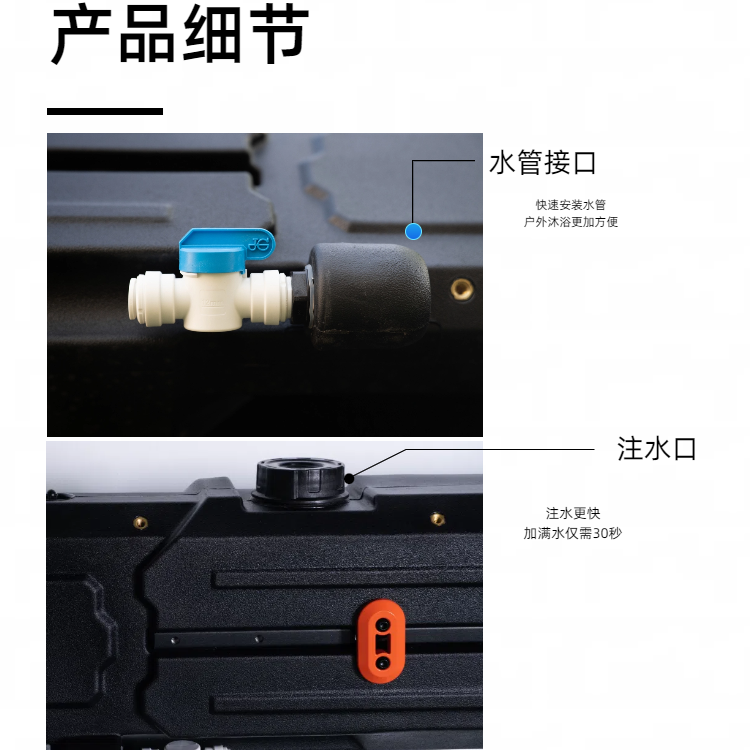 29L侧挂水桶卧式水箱：越野车露营必备神器，解锁户外新玩法！-车载水箱