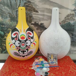 Small diy national trend various intangible cultural heritage handmade cultural and creative facial makeup with texture blank teaching material package