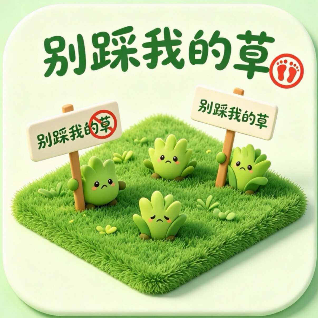 别踩我的草