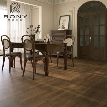 French villa living room wood grain tiles floor tiles bedroom study imitation wood floor tiles 600x1200 balcony antique tiles