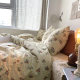 Korean retro floral cotton bed four-piece set in pure cotton heart sheet quilt cover dormitory three-piece set 1.81-3 pieces
