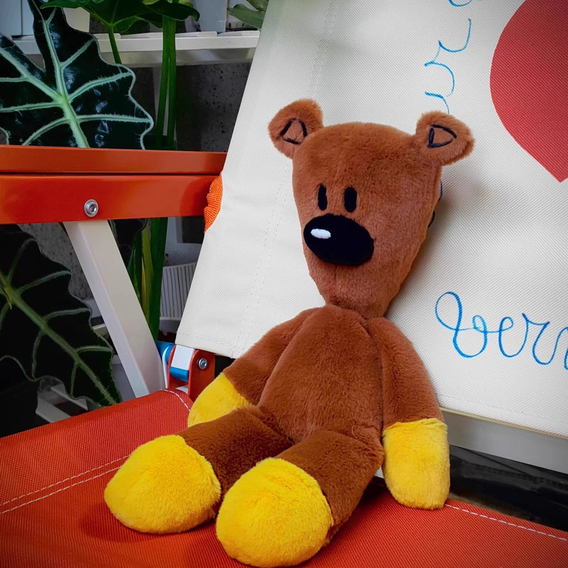 Mr. Bean Merchandise, Bean Bear Plush Toy, Teddy Bear, Dou Dou Bear Doll, Tv Series Same Model Plushie Gift
