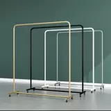 Одежда на дисплее стойка для водных труб, посвященная отделению пола на полу -подвесной подвесной на боковой вешалках с колесами с колесами с колесами