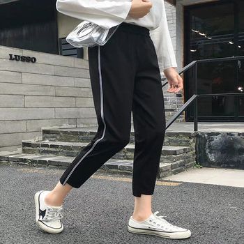 Nine-point sports pants for women in summer thin large size fat vmm new loose slim casual harem pants small feet radish