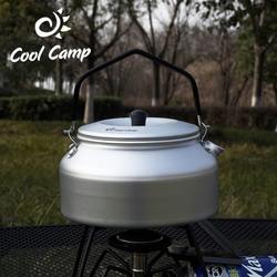 Coolcamp 야외 주전자 피크닉 주전자 캠핑 바베큐 휴대용 조리기 울트라 라이트 알루미늄 합금 커피 냄비