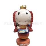 Индивидуальная мультяшная скульптура из стекловолокна, IP-изображение, кукла, садовый пейзаж, украшение двери магазина, мультяшная скульптура из стекловолокна