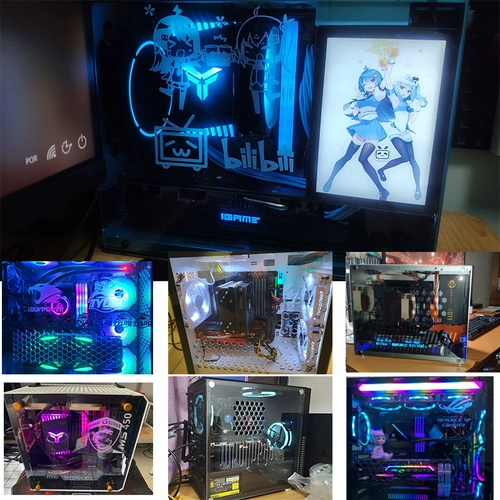 Акриловый ноутбук, стеклянная прозрачная дышащая световая панель, делается под заказ