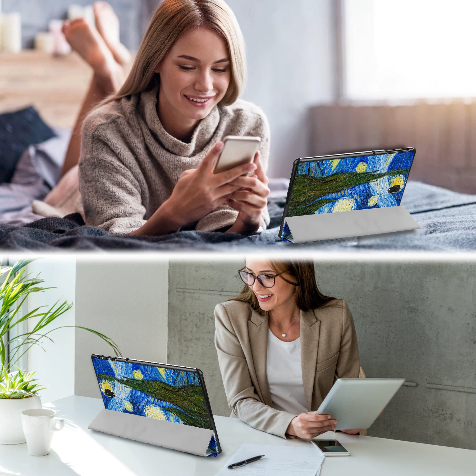 Защитный чехол для планшета Samsung Galaxy Tab S4 10.5 дюймов, кожаный чехол, SM-T835, умный сонный режим, SM-T837, трехслойный, все включено, против падения