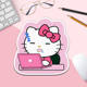 hellokitty 마우스 패드 소녀 귀여운 기숙사 가정용 컴퓨터 책상 패드 더티 저항성 마우스 패드 작은