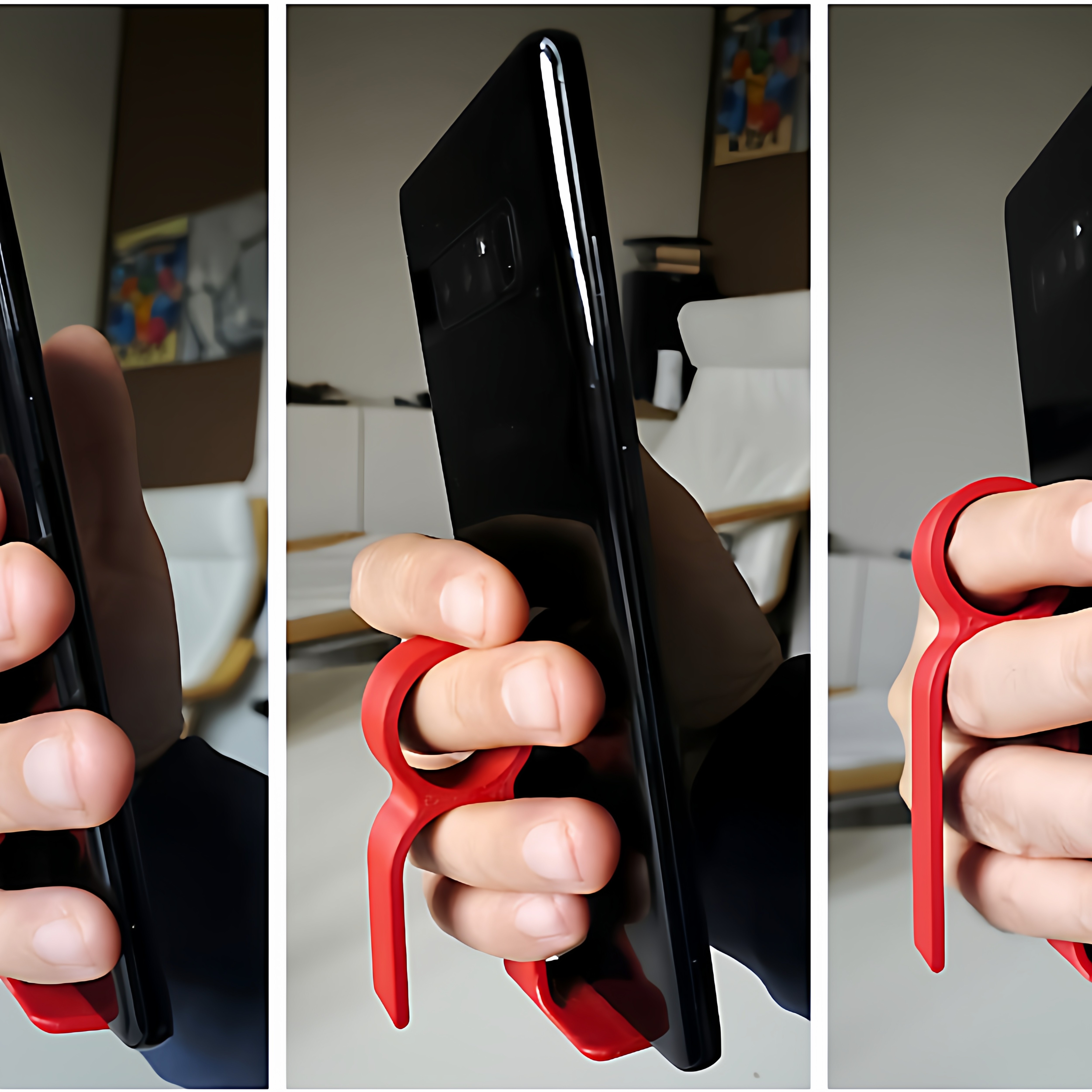 TikTokで人気のこの携帯用スマホスタンドは、動画視聴や動画閲覧に最適で、小指を自由に使えるようにし、スマホをより快適に操作できます。