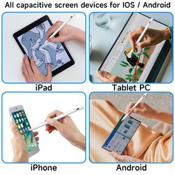 Android iOS Windows 터치 펜을위한 Universalf Stylus Pen