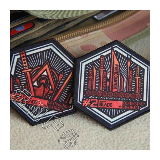 Нашивка с гравировкой Arknights Blade Action Medal, печатная нашивка на липучке, моральная нашивка, нашивка на рукав, нашивка на рюкзак