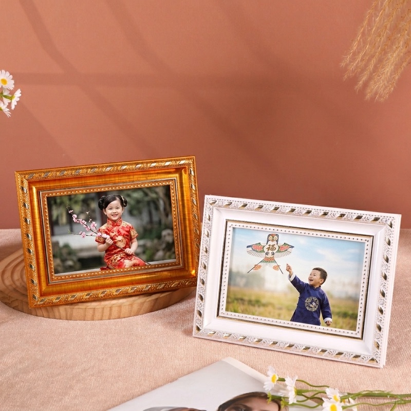 Ps Foam European-Style Photo Frame Display Stand 5 6 7 8 10inch Children's Couple Wedding Photo Creative A4 Wall-Mounted Picture Frame Ps Foam European-Style Photo Frame Display Stand 5 6 7 8 10inch Children's Couple Wedding Photo Creative A4 Wall-Mounted Picture Frame