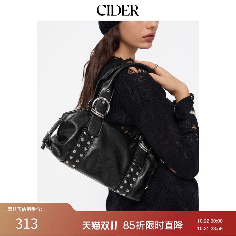 Cider2026 Early Autumn Outfit Studded Shoulder Bag 114975309 Cider2026 Early Autumn Outfit Studded Shoulder Bag 114975309