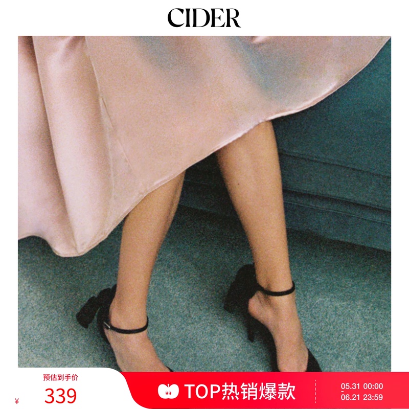 Cider2025 Autumn and Winter New Women's Bow Satin High Heels 113800610 Cider2025 Autumn and Winter New Women's Bow Satin High Heels 113800610