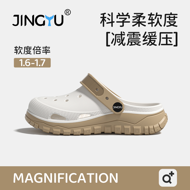 Whale Encounter Scientific High-Density Foam Soft Sole Clog Shoes for Men, Summer Outdoor Non-Slip Beach Shoes, Closed-Toe Operating Room Slippers Whale Encounter Scientific High-Density Foam Soft Sole Clog Shoes for Men, Summer Outdoor Non-Slip Beach Shoes, Closed-Toe Operating Room Slippers