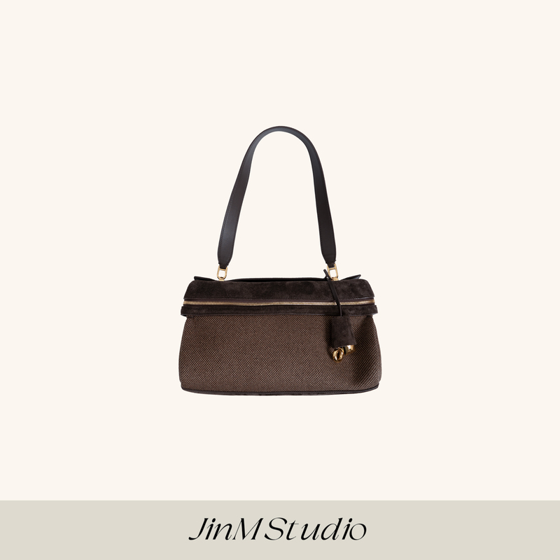 Jinmstudio丨Fashionable and Luxurious Lunch Box Bag, Versatile Commuter Bag for Women 633603B0001 Jinmstudio丨Fashionable and Luxurious Lunch Box Bag, Versatile Commuter Bag for Women 633603B0001