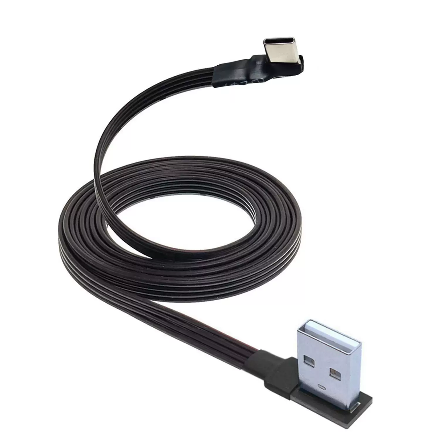 USB к тип-C кабель данных USB локоть DIY пакет плоский гибкий тип-C локоть поддерживает данные зарядку кабель USB2.0 данные вверх и вниз влево и вправо L-образный локоть кабель питания данных