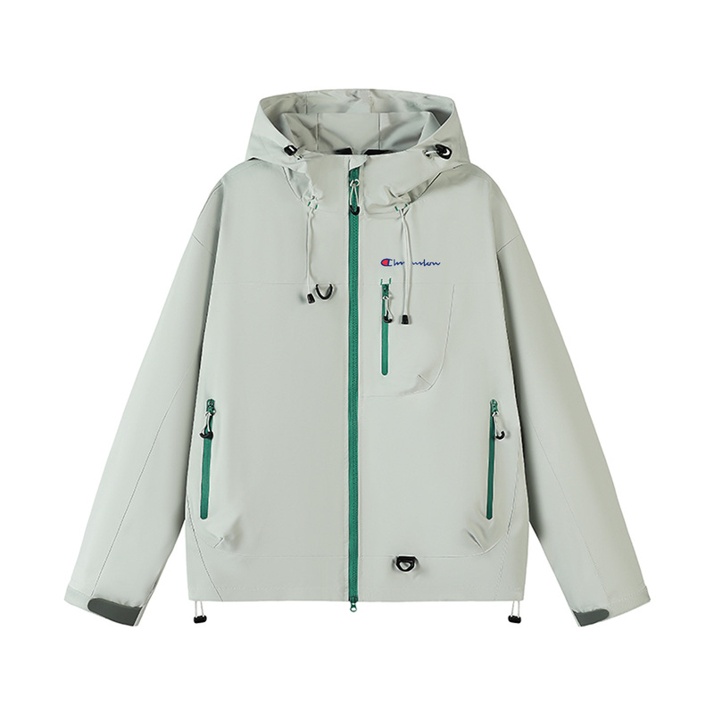 Champion Graffiti New Spring and Autumn Men's and Women's Mountaineering Jackets Outdoor Windproof and Waterproof Couple's Hooded Jackets