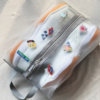 Breathable portable badminton shoe storage bag