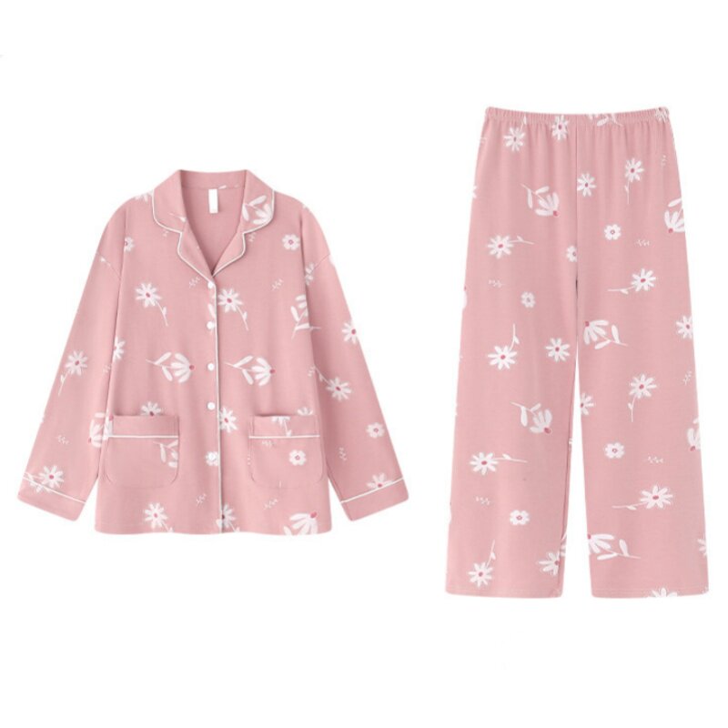 纯棉新款宽松开衫可外穿家居服