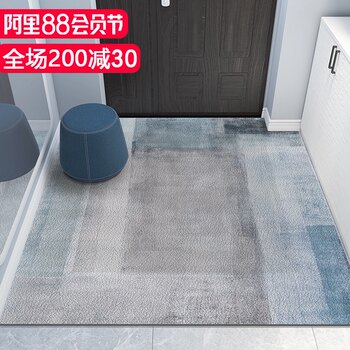 Minimalist pvc entrance door mat waterproof u-carpet wipeable door mat home entrance door mat