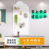 Customized solid wood hole board j entrance wall decorative partition wooden hanging board wall storage display storage
