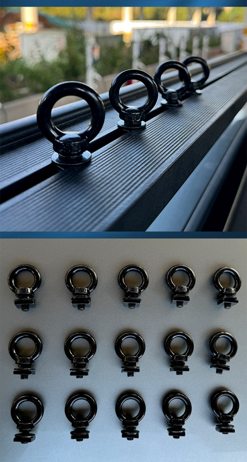 Roof Platform Screws, Luggage Anchor Points, Snow Leopard Roof Platform Ring Fixing Accessories, Screw Straps