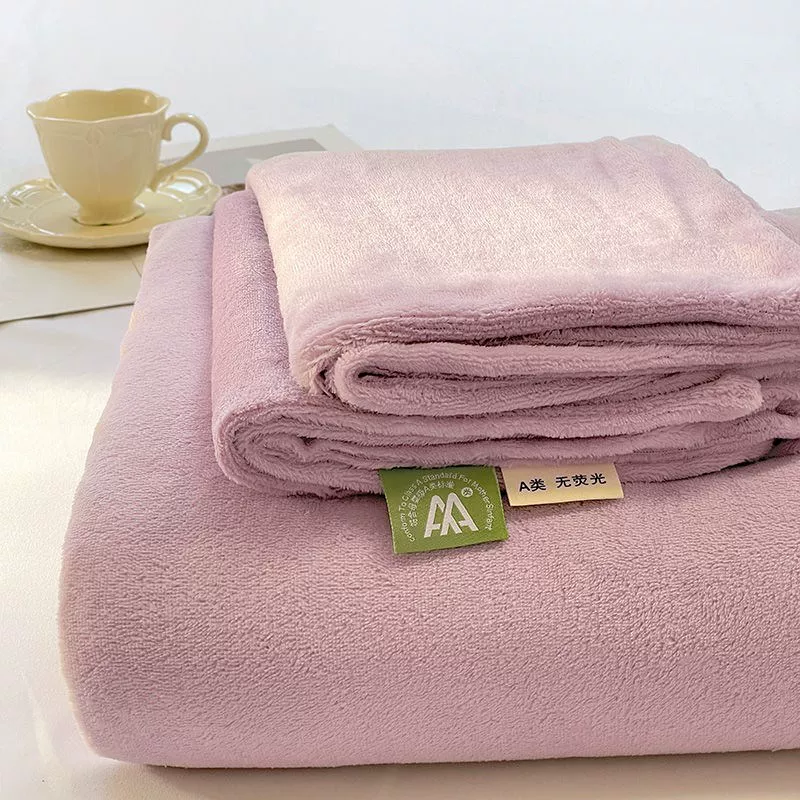 Children's winter flannel sheet, set, increased thickness, 3 piece set