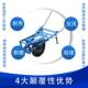 Agricultural Wheelbarrow 400-8 Handcart for Transporting Goods, Single Wheel, Thickened, Traditional Household Wheelbarrow, Construction Wheelbarrow
