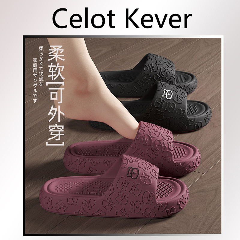 Celot Kever Slippers New Summer Outdoor Non-Slip Anti-Odor Indoor Home Eva Thick-Soled Sandals for Women Summer